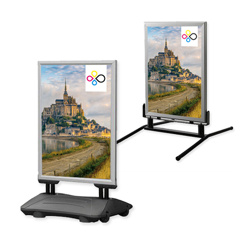 Kundenstopper Shutzfolie