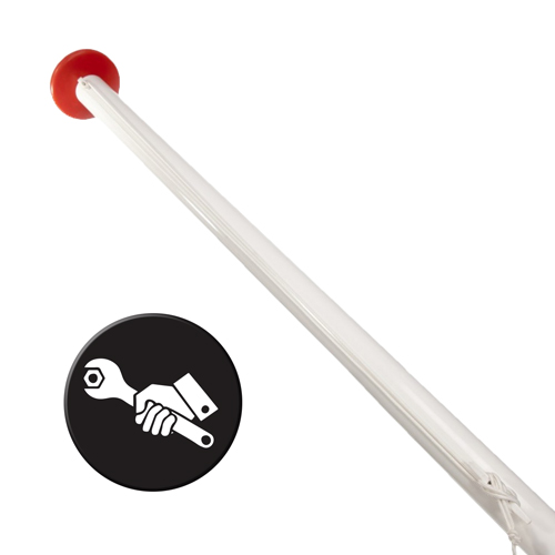 Platzierung des Fahnenmasten