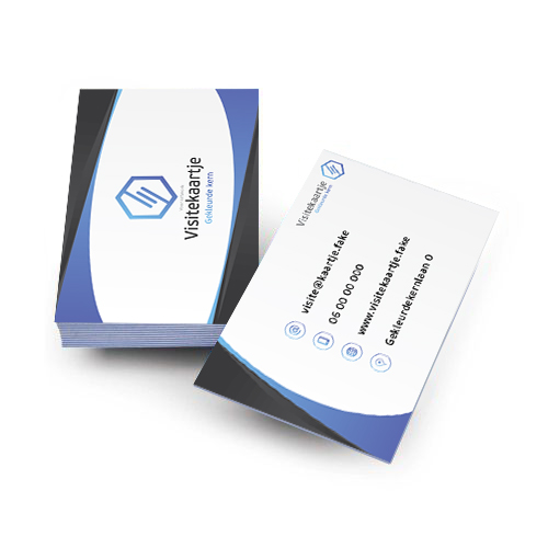 Visitenkarten mit farbiger Kern